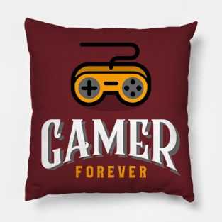 Gamer Forever - Vintage Pillow