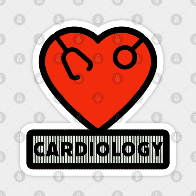 Cardiology, Heart, Stethoscope Magnet by docferds