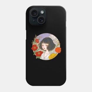 Dreaming Girl Illustration Phone Case