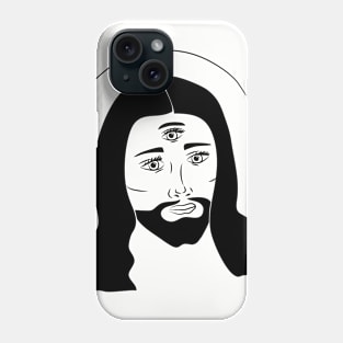 threesus christ Phone Case