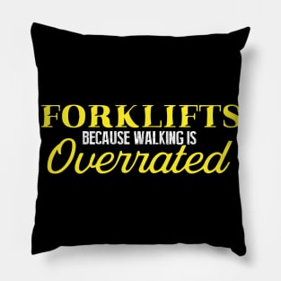 Forklift Certified Meme Pillow