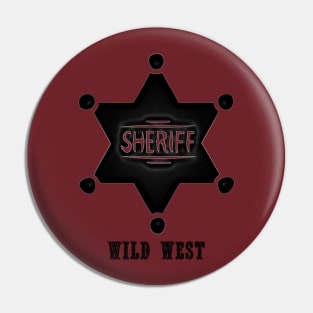 Western Era - Wild West Sheriff Badge 2 Pin