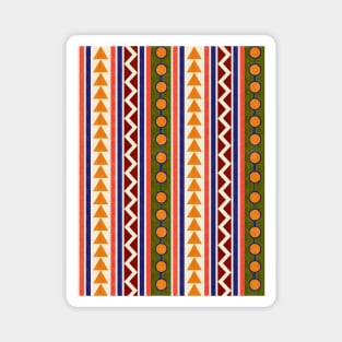 Background. Aztec Pattern Magnet