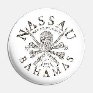 Nassau, Bahamas, Pirate Skull & Crossbones Pin