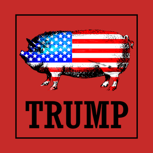 cool Trump 2020 American Flag T-Shirt