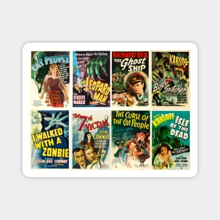 Val Lewton Movie Collage Magnet