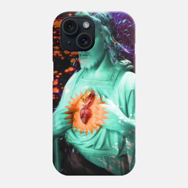 Open Your Sacred Heart Phone Case by L'Appel du Vide Designs by Danielle Canonico