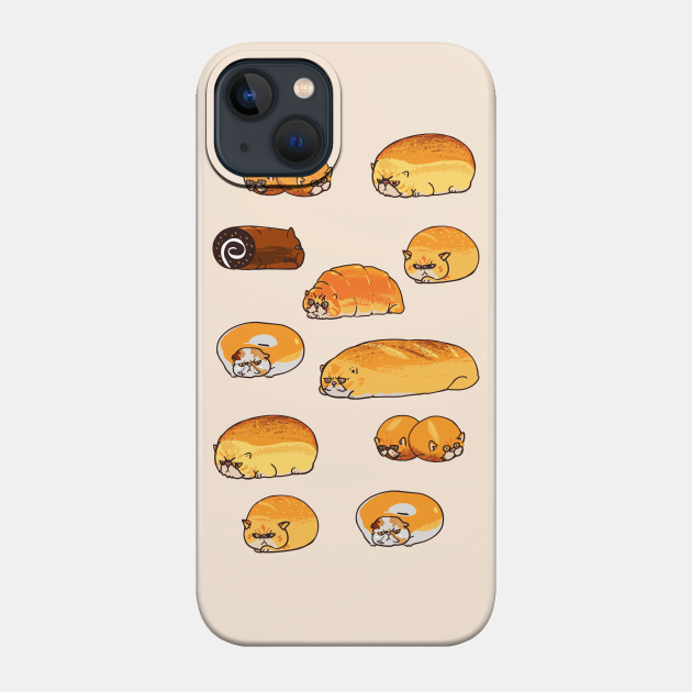 Bread Cats - Cat - Phone Case