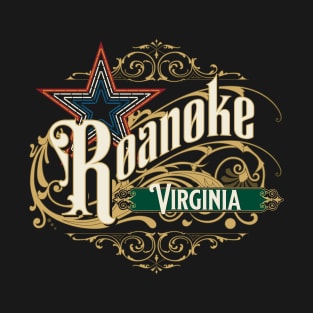 Roanoke VA Blue Ridge Mountains Virginia Mill Mountain Star T-Shirt