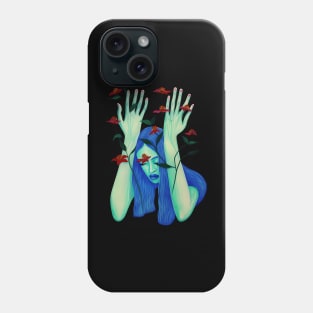 Woman Dream While Awake Phone Case