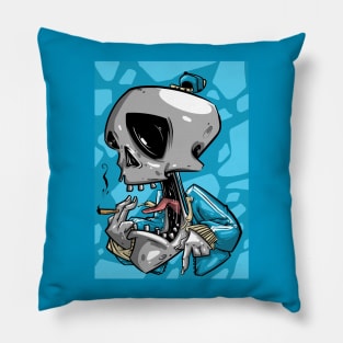 skull street Pillow