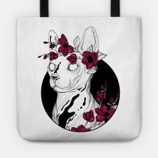 Flower Sphynx Tote