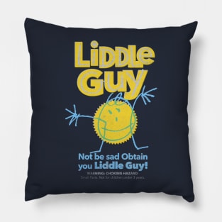 liddle guy - for dark background Pillow