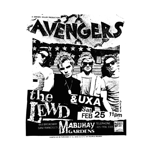 Avengers Punk Flyer by Punk Flyer Archive