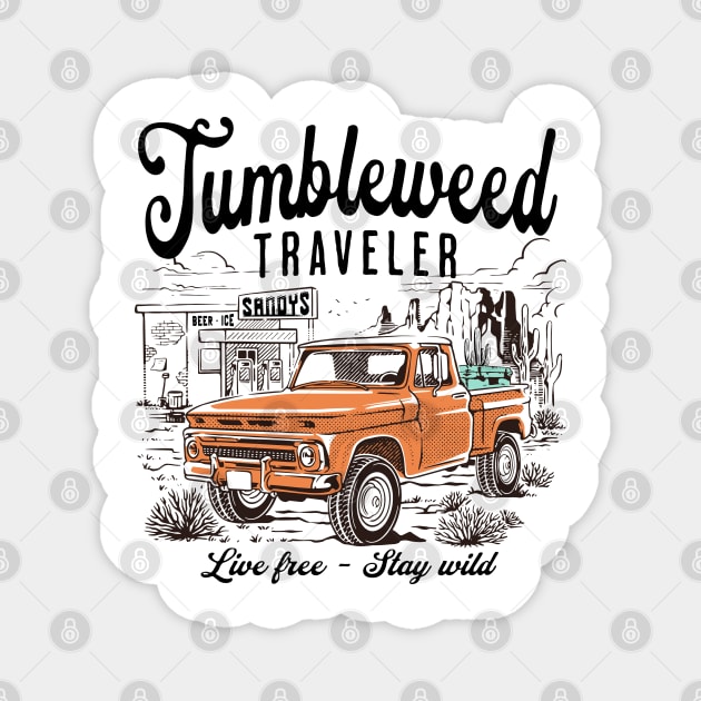 Old Truck Traveler Magnet by Tejas Brand Co.