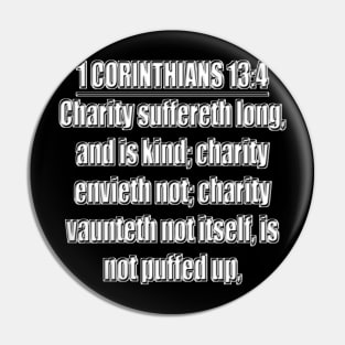 Bible Verse 1 Corinthians 13:4 Pin