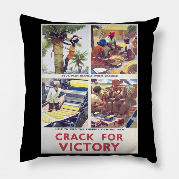 Crack For Victory Pillow by Slightly Unhinged