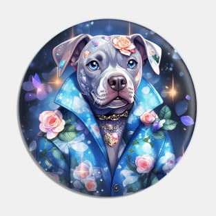 Dazzling Pit Bull Pin