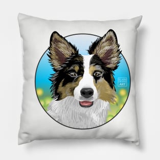 Dog Design: Digital Drawing #01 Pillow