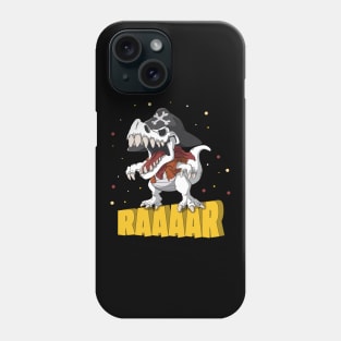 Dinosaur Pirate T-Rex Captain Kids Phone Case