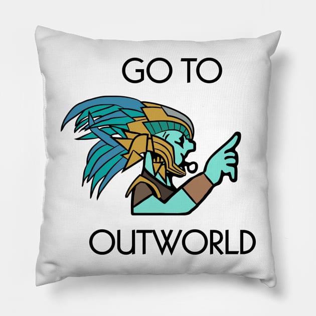 Go to Outworld Pillow by Jawes