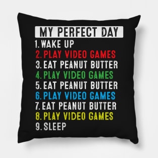 A day without video games and peanut butter is like... Pillow