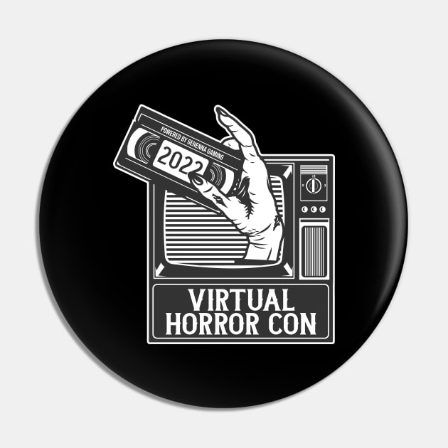 Virtual Horror Con 2022 Official Pin by highcouncil@gehennagaming.com