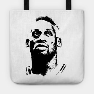 Dennis Rodman Portrait Tote