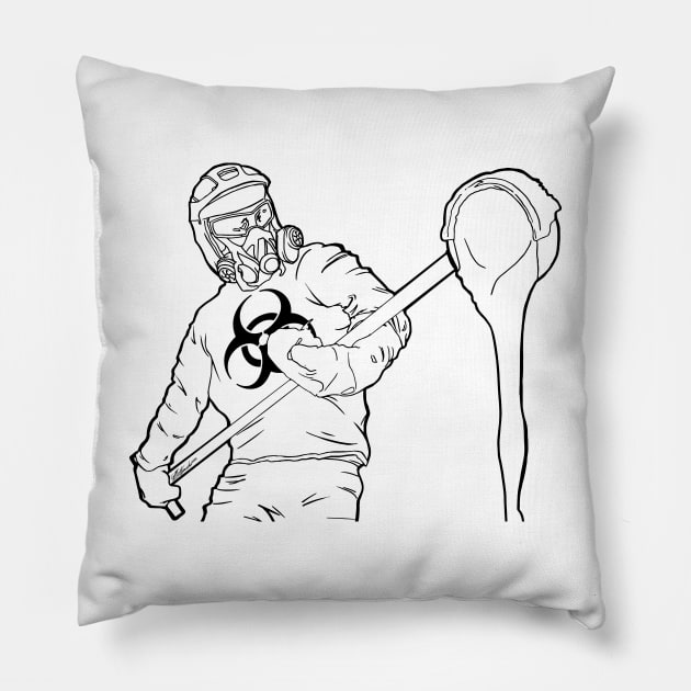 Blight Caster - Ink Pillow by spicyhoneyheart