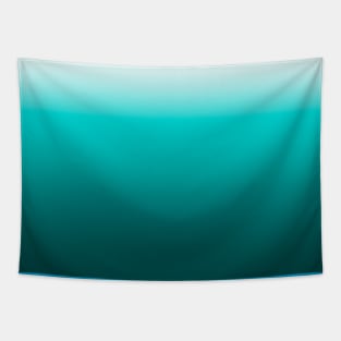 Deep Sea Turquoise Ombré Tapestry