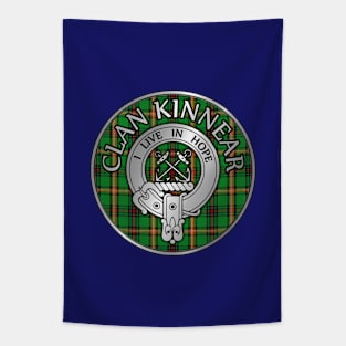 Clan Kinnear Crest & Tartan Tapestry