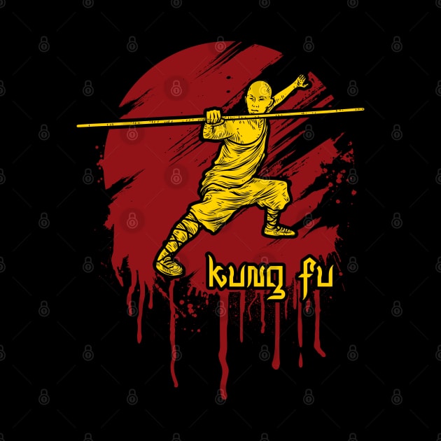 Kung Fu Bo Staff Martial Arts by RadStar