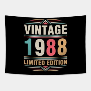 Vintage 1988 Ltd Edition Happy Birthday 34 Years Old Me You Tapestry