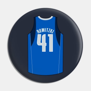 Dirk Nowitzki Dallas Jersey Qiangy Pin