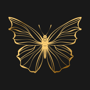 Gold Butterfly T-Shirt