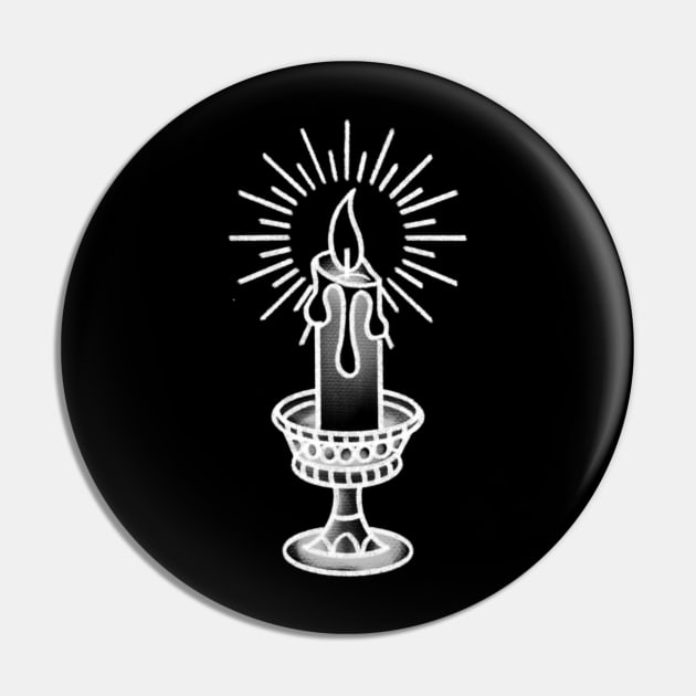 Trad Candle Pin by HAPHEART.COM