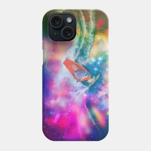 Dood surfing the cosmos Phone Case