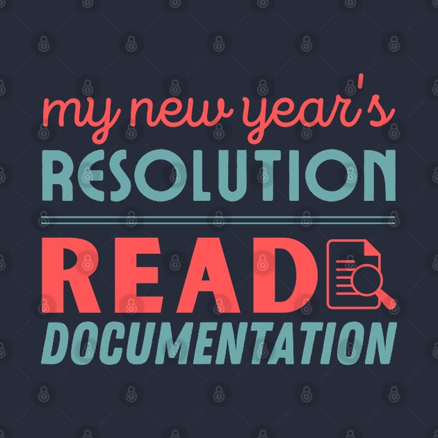 My new year's resolution read documentation for programmers by jingereuuu