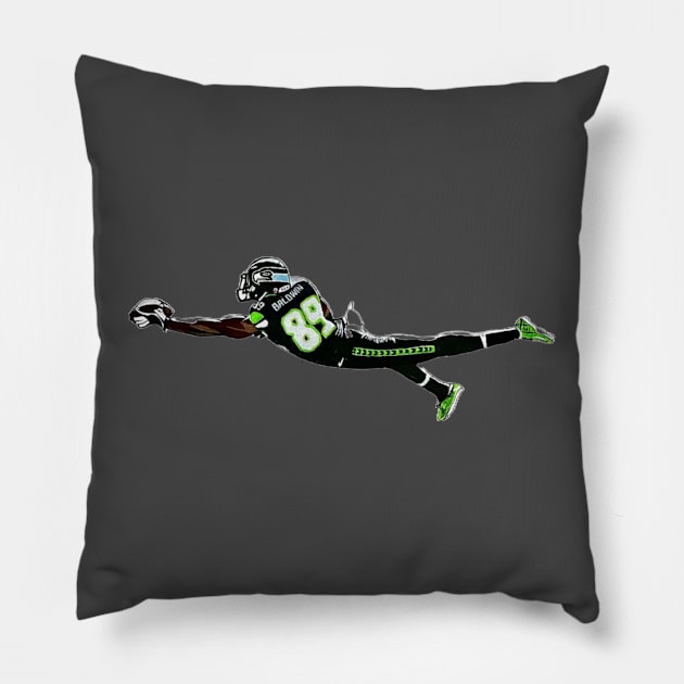 Doug Baldwin Pillow by Berkule