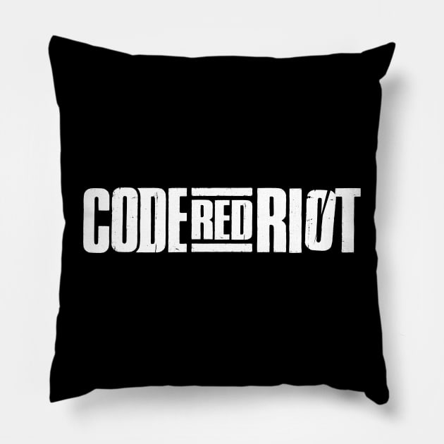 Code Red Riot 2020 Logo Pillow by CodeRedRiot