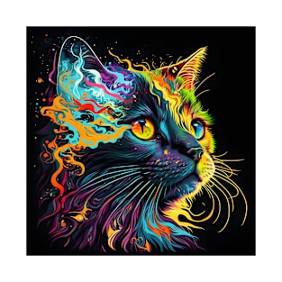 Colorful Cat T-Shirt