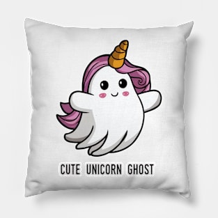 CUTE UNICORN GHOST Pillow