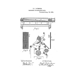 Machine for shearing cloth Vintage Patent Hand Drawing T-Shirt