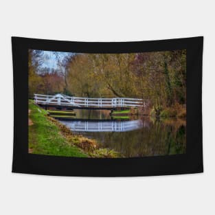 The Swing Bridge At Sulhamstead Tapestry