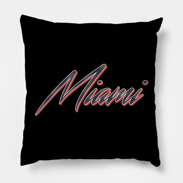 Miami Pillow by Rixelrely