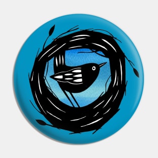 Bird Nest Pin