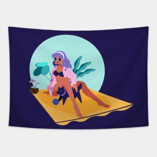 Beach Time Tapestry