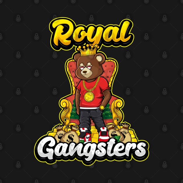 Bear gangster design by wiinz_99