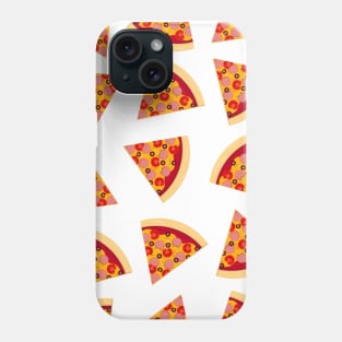 Pizza slice pattern. Pizza background. Seamless pattern Phone Case