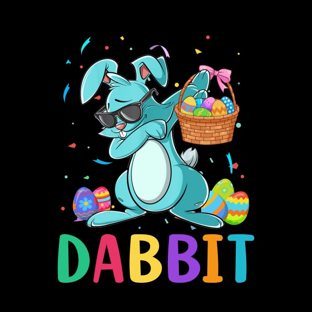 Dabbit Dabbing Easter Egg Basket Bunny by cruztdk5